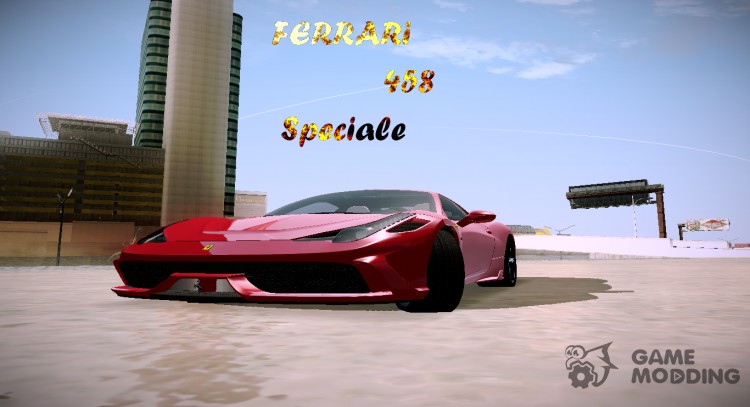 Ferrari 458 Speciale for GTA San Andreas