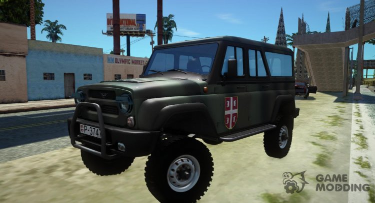 УАЗ-3153 Hunter Сербские Войска для GTA San Andreas