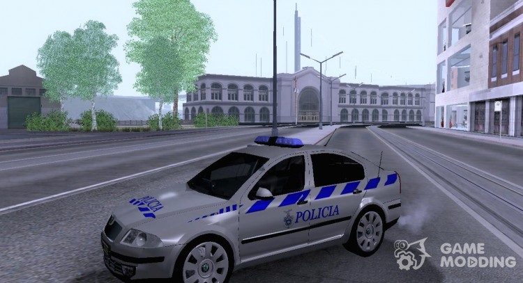 Skoda Octavia Полиция Португалии для GTA San Andreas