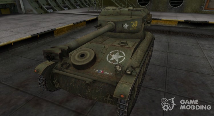 Historical camouflage AMX 12t for World Of Tanks