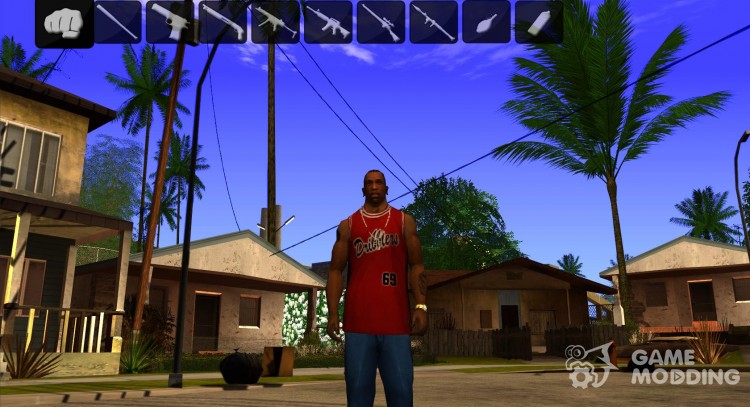 Icons when changing weapons for GTA San Andreas