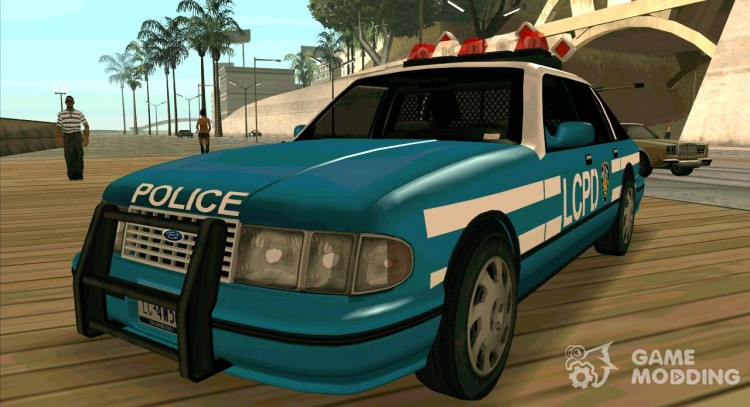 Beta Police car HD para GTA San Andreas