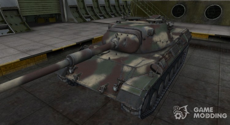 La piel de camuflaje para el tanque Leopard 1 para World Of Tanks
