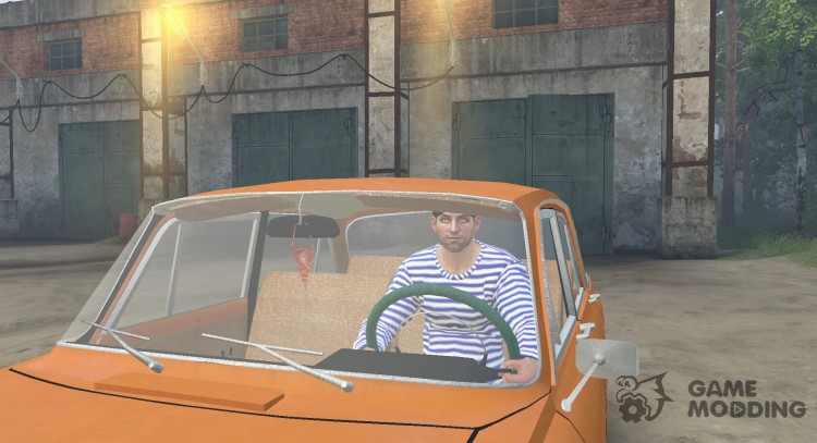The texture of the sailor suit for the driver for Spintires 2014