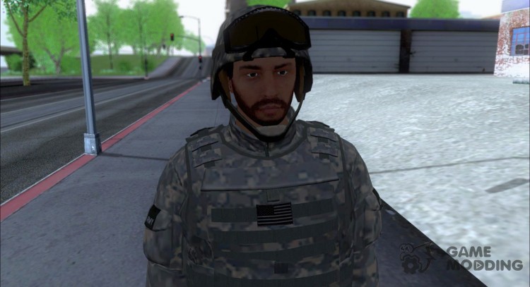 GTA V Online Military Skin para GTA San Andreas