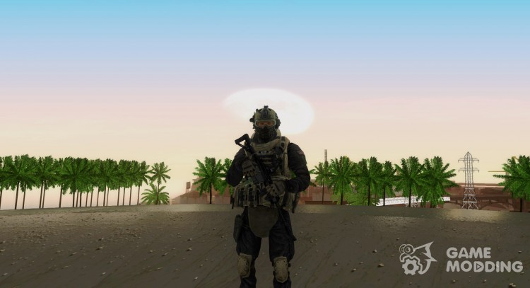 Modern Warfare 2 Soldier 3 для GTA San Andreas