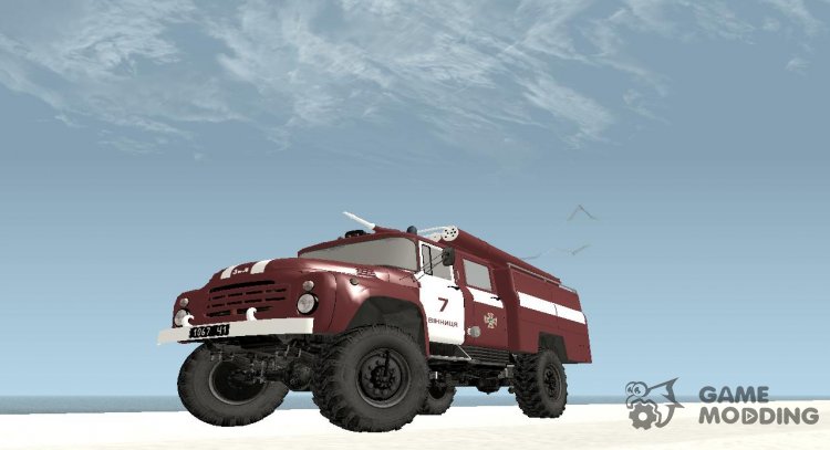 Zil-130 de la alianza-40 Arbusto el Bombero, vinnitsa para GTA San Andreas