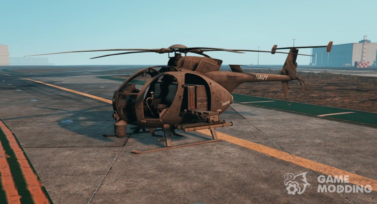 AH-6J Little Bird Navy para GTA 5