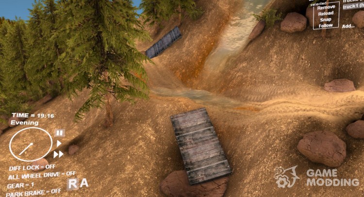 Map of Guirbaden v1.4 for Spintires DEMO 2013
