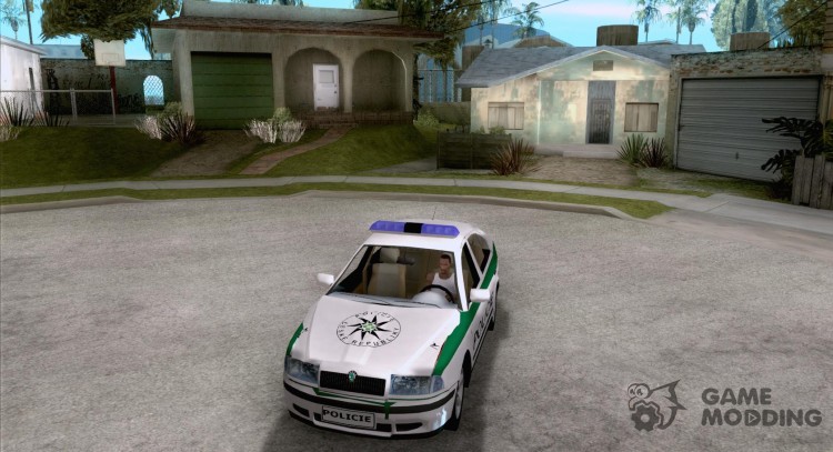 Skoda Octavia policía CZ para GTA San Andreas