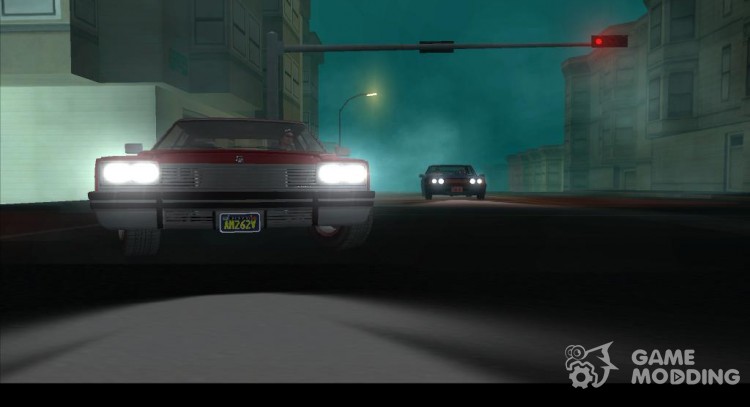 Headlights of GTA 5 for GTA San Andreas