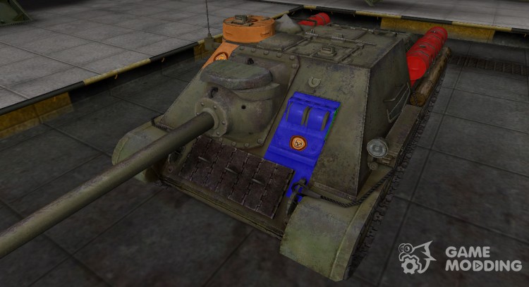 High-quality skin for Su-100 for World Of Tanks