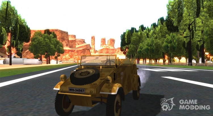 Kuebelwagen v2.0 desert для GTA San Andreas