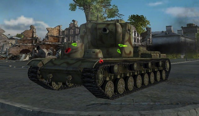 Мод цветные пробития для World Of Tanks