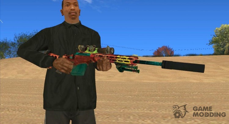 Sniper Rifle Grunge para GTA San Andreas
