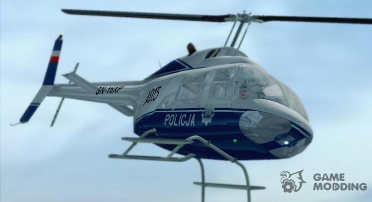 Bell 206B-3 Jet Ranger III - Polish Police для GTA San Andreas