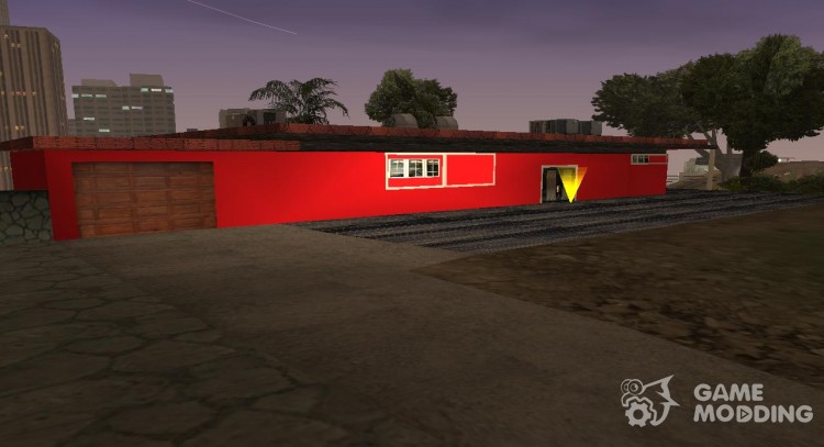 New house at Vinewood for GTA San Andreas