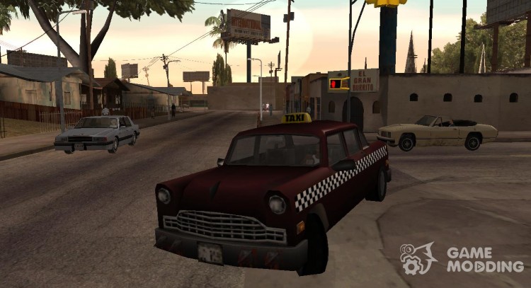 Borgnine Cabbie III для GTA San Andreas