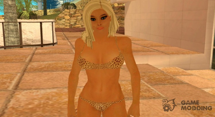 Leopard Bikini for GTA San Andreas