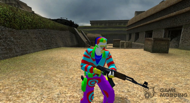 Loney cartoon l33t clown for Counter-Strike Source