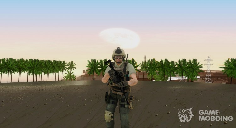 Modern Warfare 2 Soldier 19 для GTA San Andreas