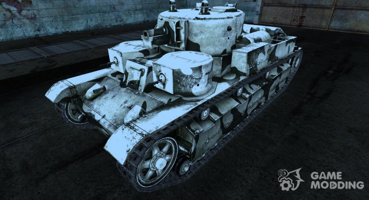 T-28 winter for World Of Tanks