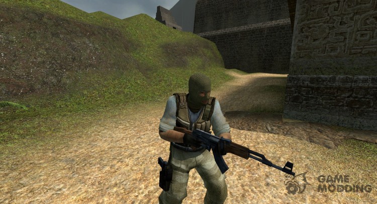 Zombies trapo de tela de irak Soilder T para Counter-Strike Source