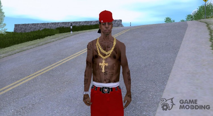 Lil Wayne ped для GTA San Andreas