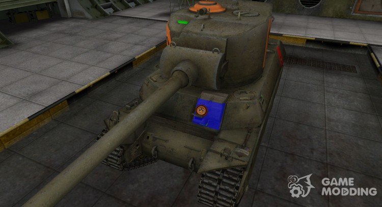 High-quality skin for M6A2E1 for World Of Tanks