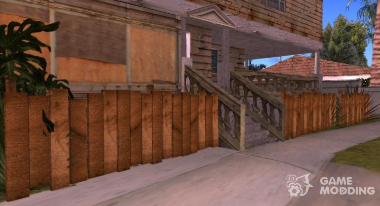 Wooden fences v1.2 HQ for GTA San Andreas