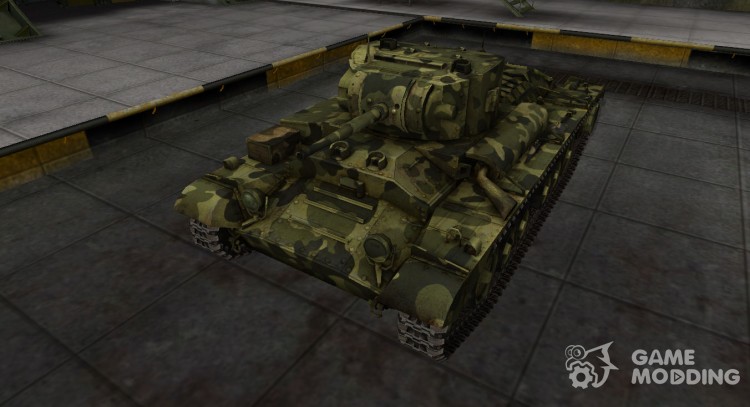 Скин для Валентайн II с камуфляжем для World Of Tanks