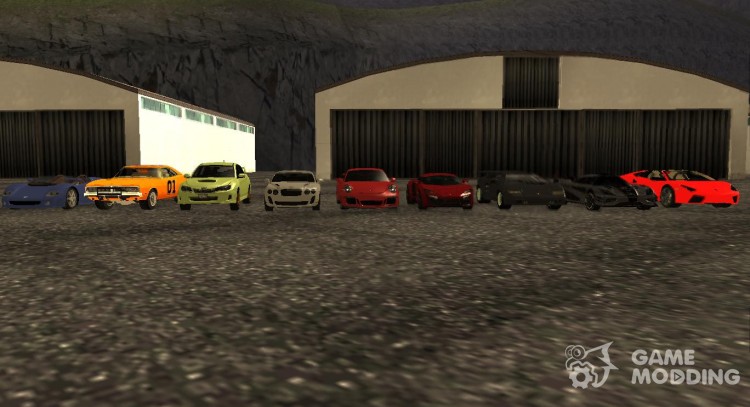 Phteve's pack of good cars for GTA San Andreas