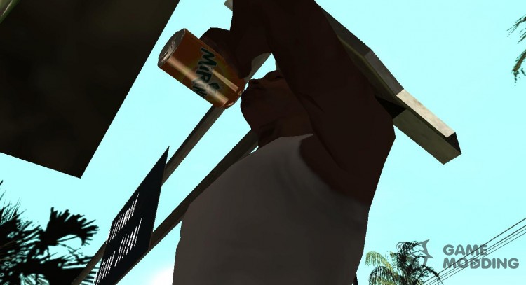 La nueva bebida nº 5 Mirinda para GTA San Andreas