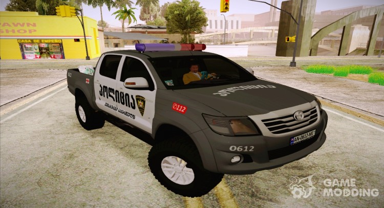 Toyota Hilux 4WD 2015 Georgia Police for GTA San Andreas