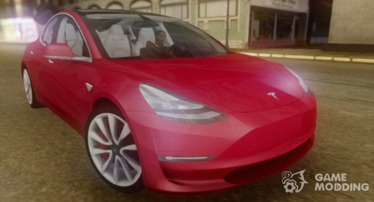 2018 Tesla Model 3 для GTA San Andreas