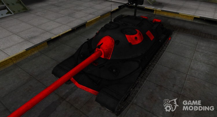 Negro y rojo de la zona de ruptura de propiedad intelectual-7 para World Of Tanks