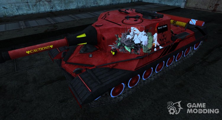 Anime skin on A 268 for World Of Tanks