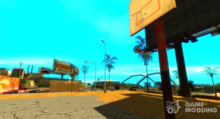 Текстуры баскетбольной площадки для GTA San Andreas