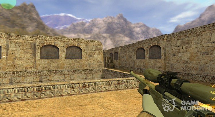 АРМ пустынный камуфляж для Counter Strike 1.6