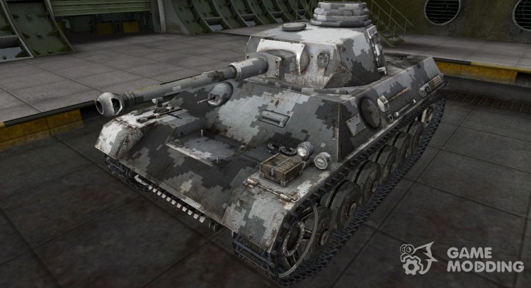 Камуфлированный скин для PzKpfw III/IV для World Of Tanks