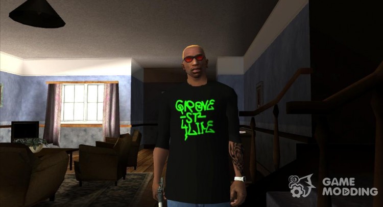 Grove Street Shirt para GTA San Andreas