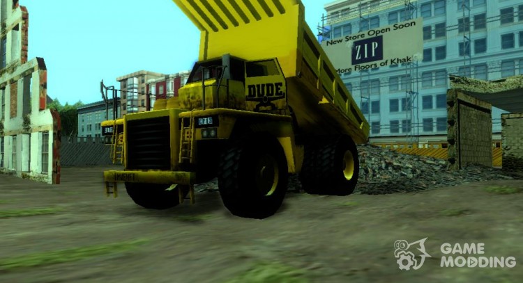 Realistic Dumper Truck для GTA San Andreas