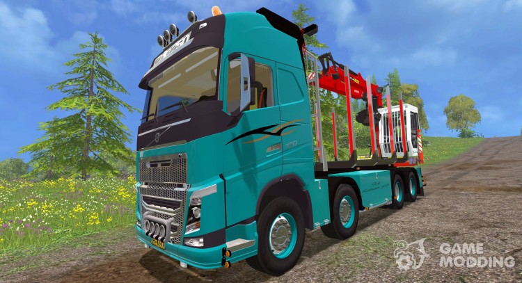 Volvo 750 timber carrier for Farming Simulator 2015