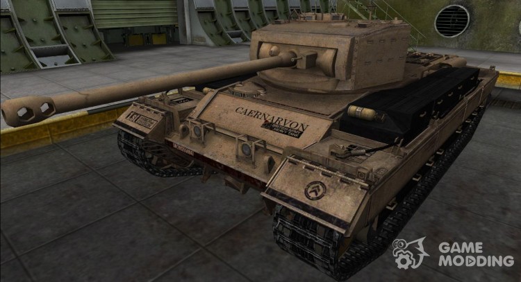 Skin for Caernarvon for World Of Tanks