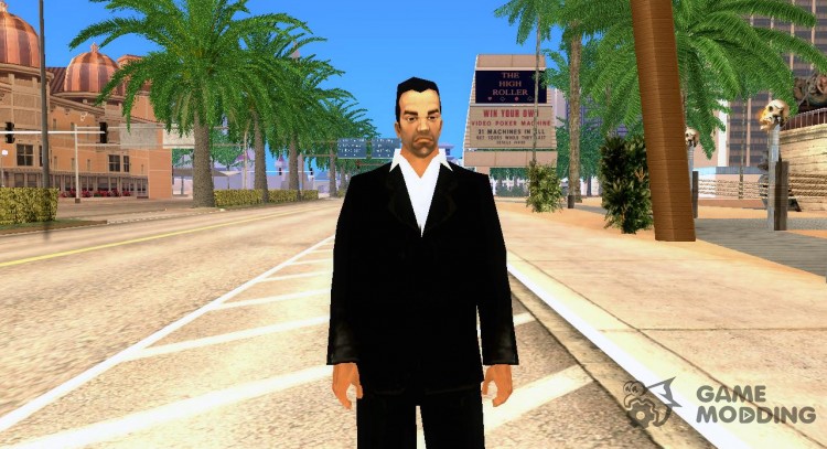 Tony Сиприани en el traje de la mafia leone para GTA San Andreas