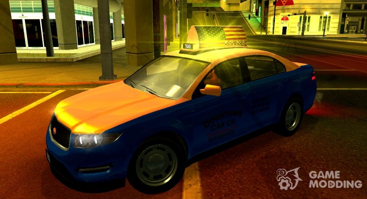 Vapid Interceptor: Downtown Cab Co. para GTA San Andreas