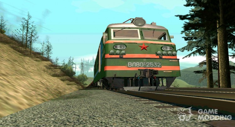 Pack of Russian railway transport by Gmn-Robots for GTA San Andreas