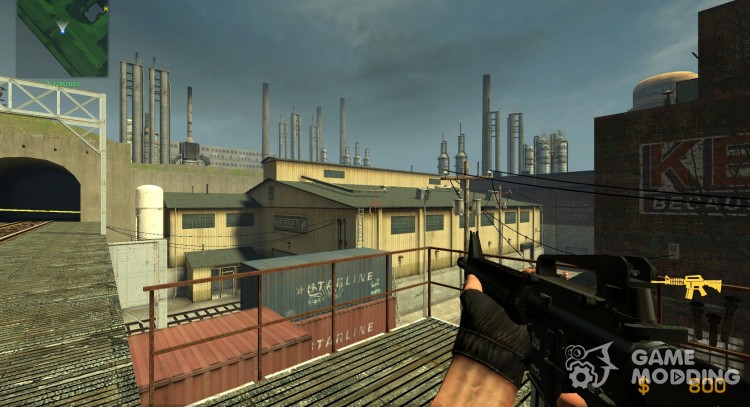 Black Colt M16A4 for Counter-Strike Source