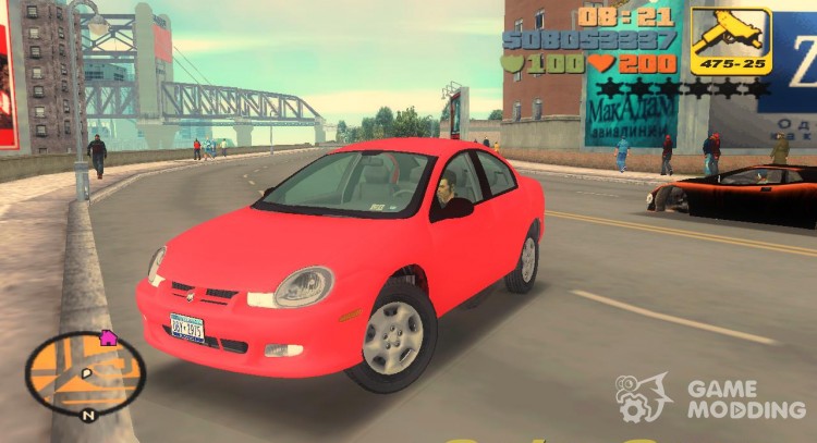 Dodge Neon 2002 для GTA 3