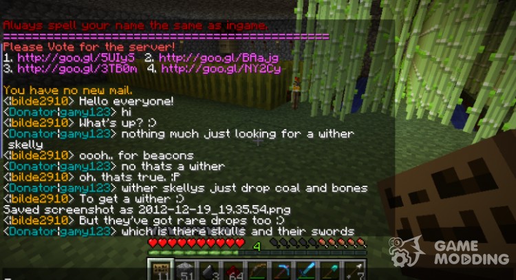 ChatLog for Minecraft